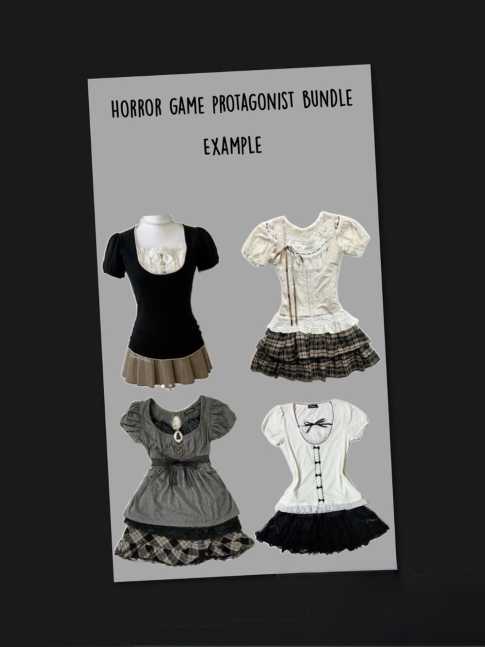 Horror Game Protagonist Small Bundle